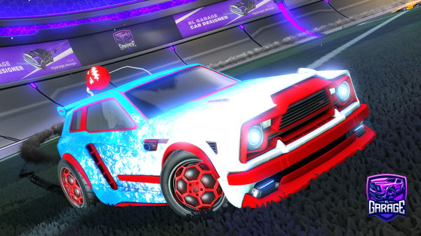 A Rocket League car design from Skeleton69