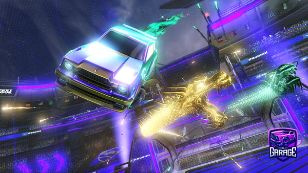 A Rocket League car design from Superquack