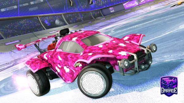 A Rocket League car design from Pinkydieerste