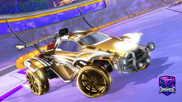 A Rocket League car design from boosted497