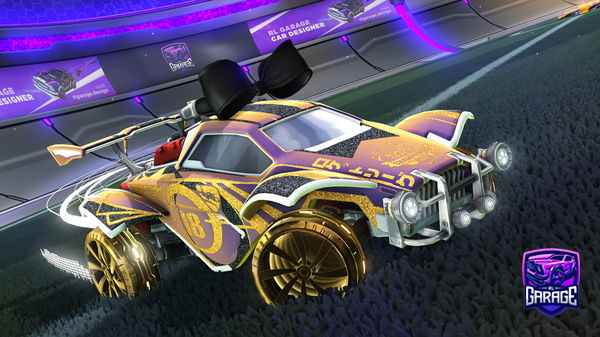 A Rocket League car design from ilikecat