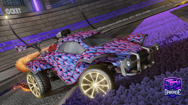 A Rocket League car design from eloxam7