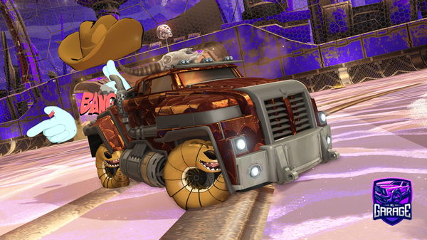 A Rocket League car design from UACoolBean