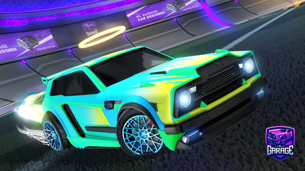 A Rocket League car design from cldrx