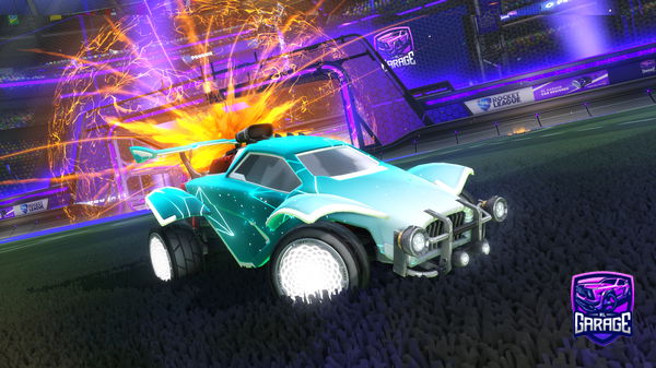 A Rocket League car design from Zombie_bark