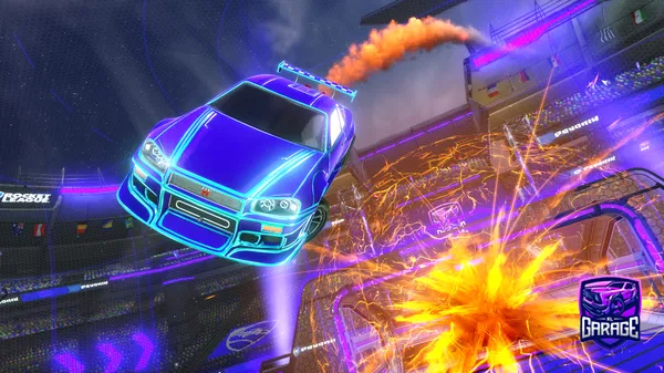 A Rocket League car design from SDsnappy