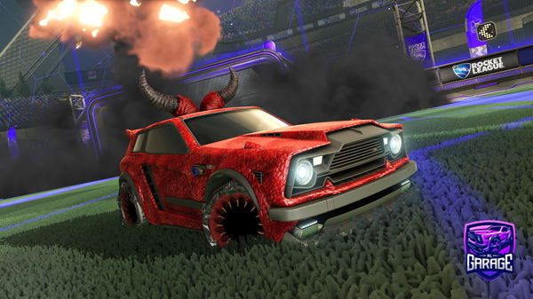 A Rocket League car design from Linehaltt