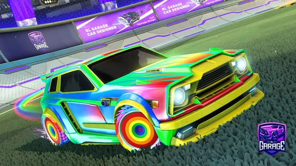 A Rocket League car design from CrspyChkn