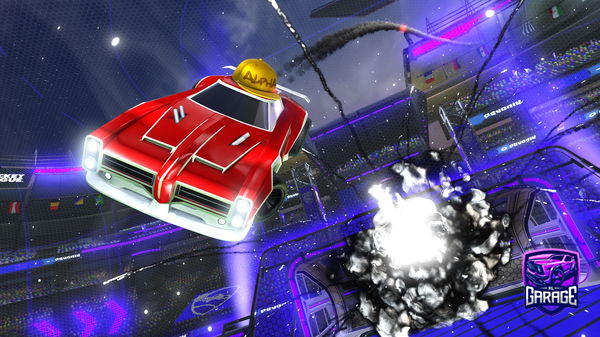 A Rocket League car design from kamees