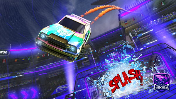 A Rocket League car design from s_plxsh