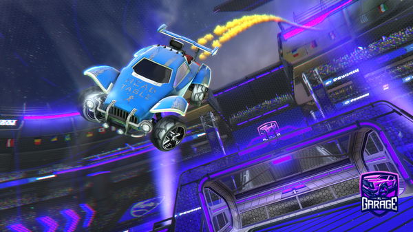 A Rocket League car design from SN4XY