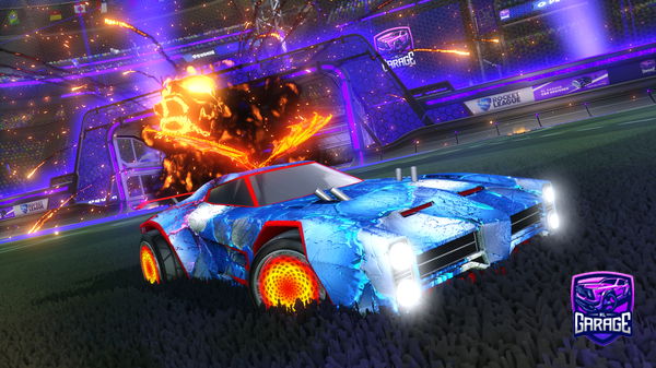 A Rocket League car design from Vokzy500