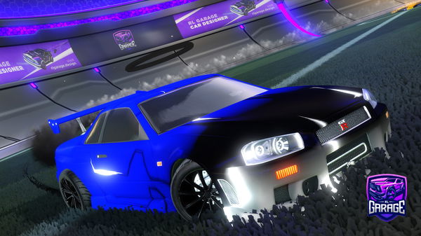 A Rocket League car design from sxzuko