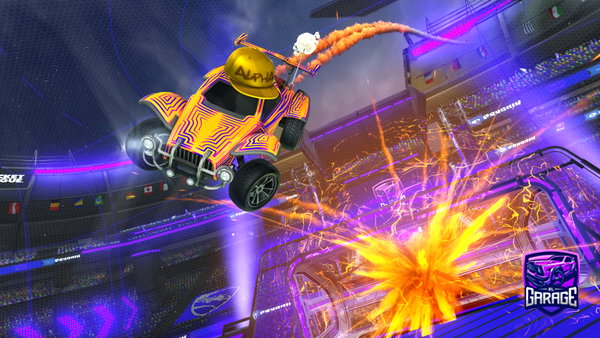 A Rocket League car design from Azoz7