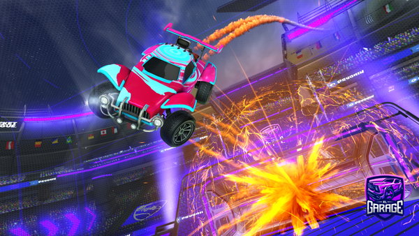 A Rocket League car design from Bogdij