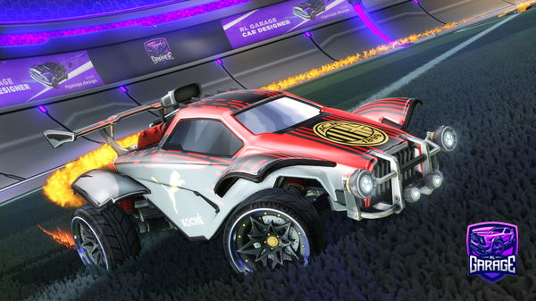 A Rocket League car design from Artbro