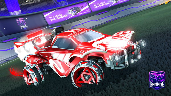 A Rocket League car design from SToMPDoWNKiLLAinc