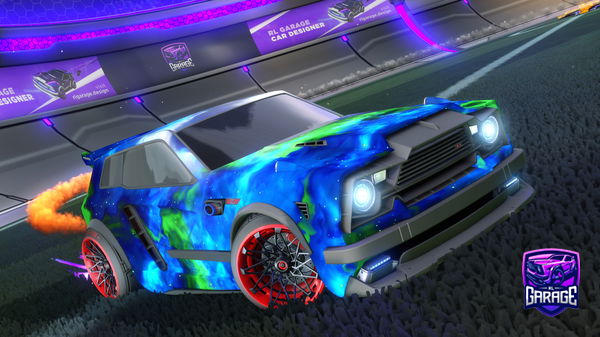 A Rocket League car design from VelocityTV