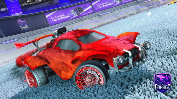 A Rocket League car design from MessiIsBlack