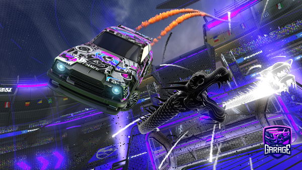 A Rocket League car design from brucedarkspoon