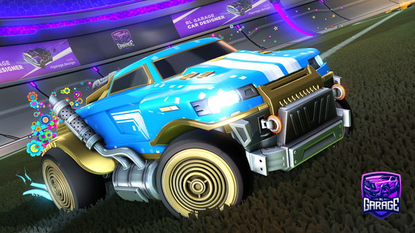 A Rocket League car design from MTGX
