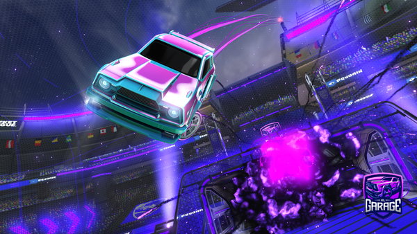 A Rocket League car design from DracoTheSamurai