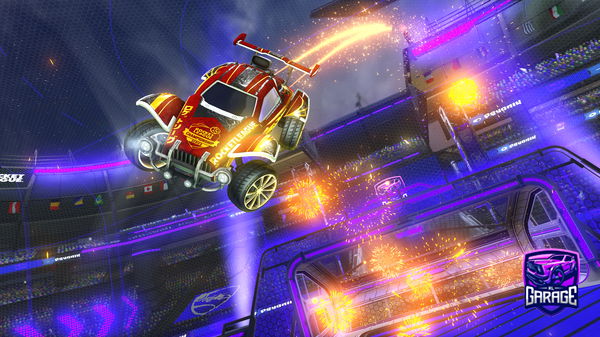 A Rocket League car design from Juli004us