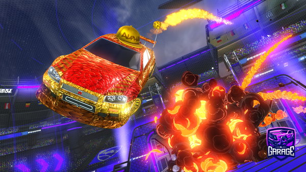A Rocket League car design from swerve2slimey