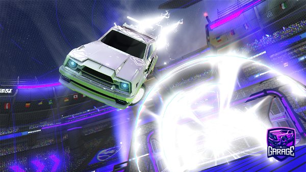 A Rocket League car design from wety