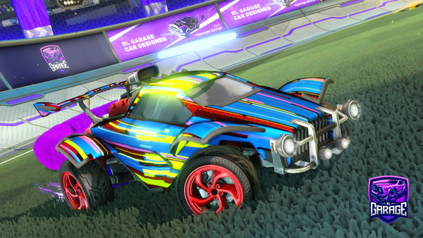 A Rocket League car design from AshyNaruto