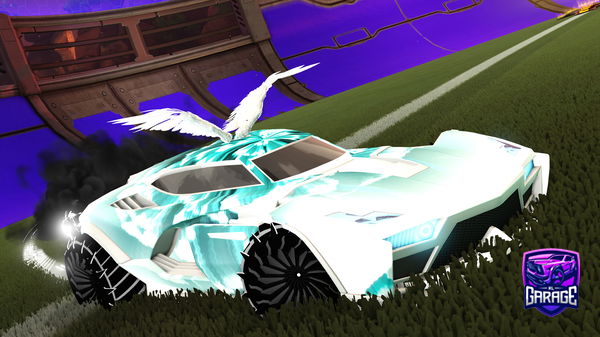 A Rocket League car design from PsychedGlitch