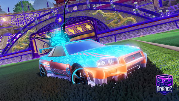 A Rocket League car design from SP4RKY08