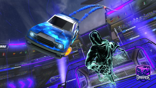A Rocket League car design from Akashshark