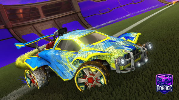 A Rocket League car design from always_12