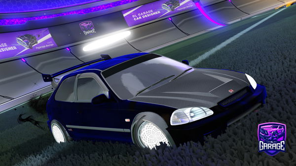 A Rocket League car design from Machmxn_UTX33