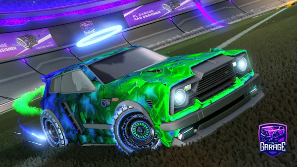 A Rocket League car design from Stinus2006