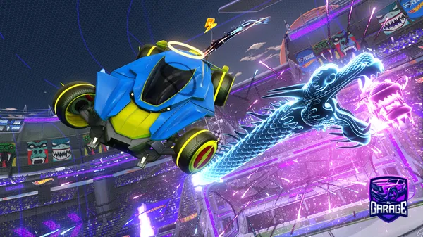 A Rocket League car design from Tiger_009_