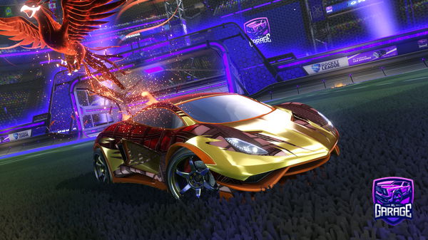 A Rocket League car design from wlh15b