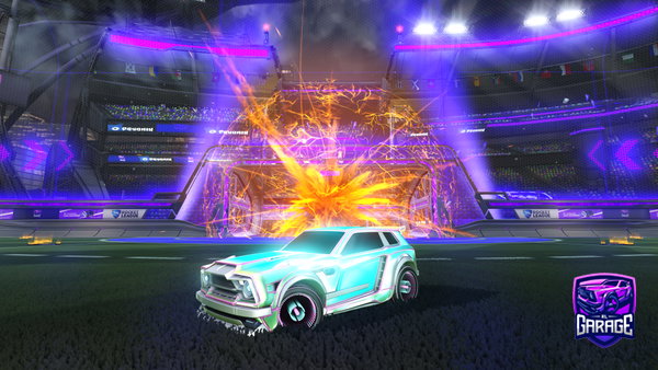 A Rocket League car design from Fajar