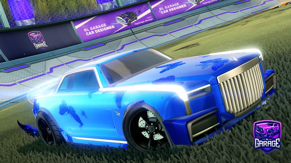 A Rocket League car design from Traivs