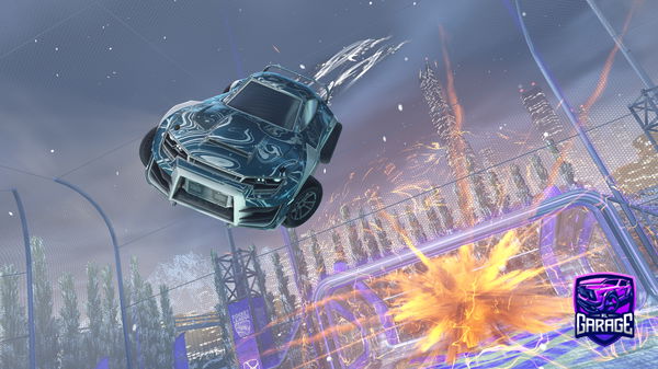 A Rocket League car design from flyingfox79