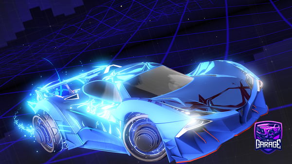 A Rocket League car design from Axolotlife