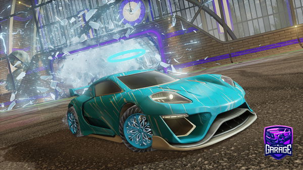 A Rocket League car design from SweatyPalms645