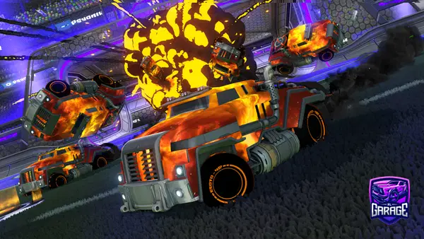 A Rocket League car design from BufferPuffer