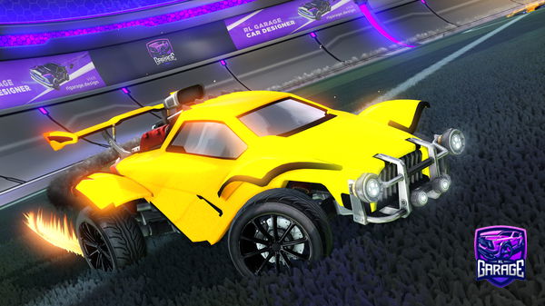 A Rocket League car design from Deceno