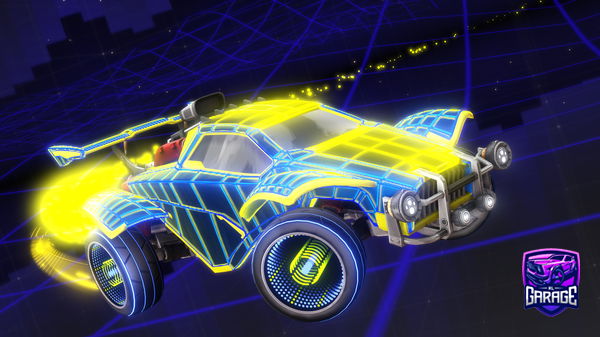 A Rocket League car design from NeonBanana7