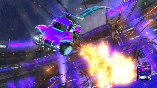 A Rocket League car design from LemonTurtle211