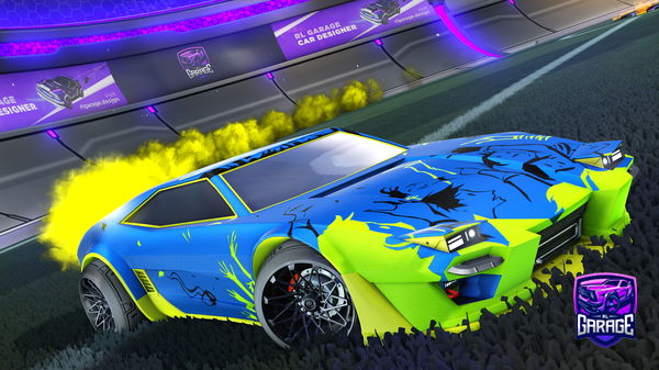 A Rocket League car design from vegardo