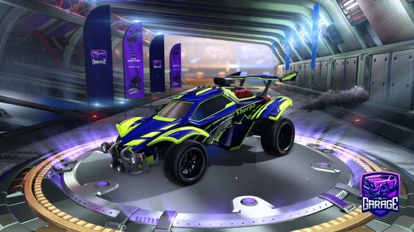 A Rocket League car design from HAPPYAwlo
