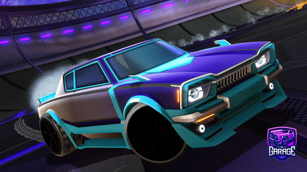 A Rocket League car design from Tech_Ed